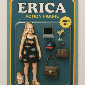 Erica Simpson AI action figure trend